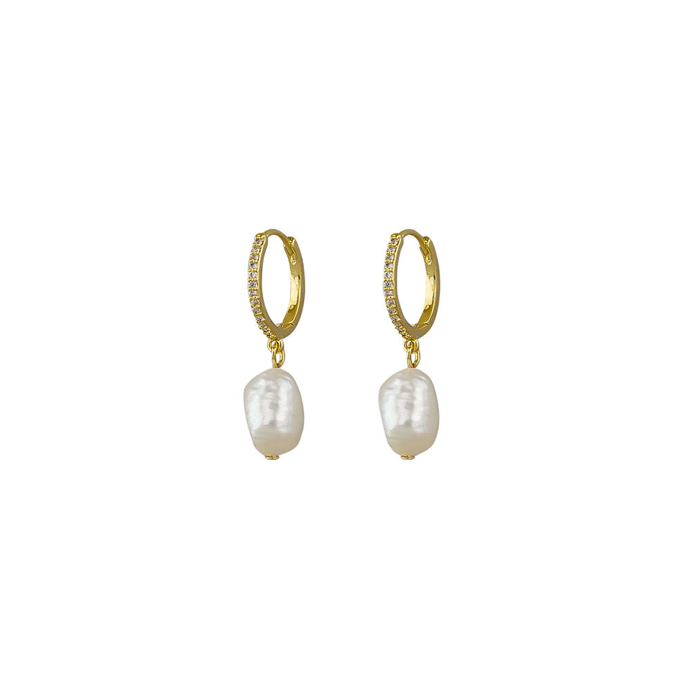 Montana Pearl Earrings - Jolie & Deen 