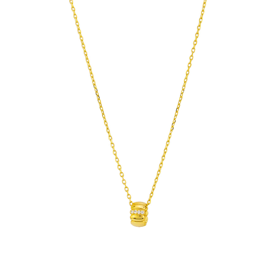 Kimiko Necklace Sterling Silver - Gold